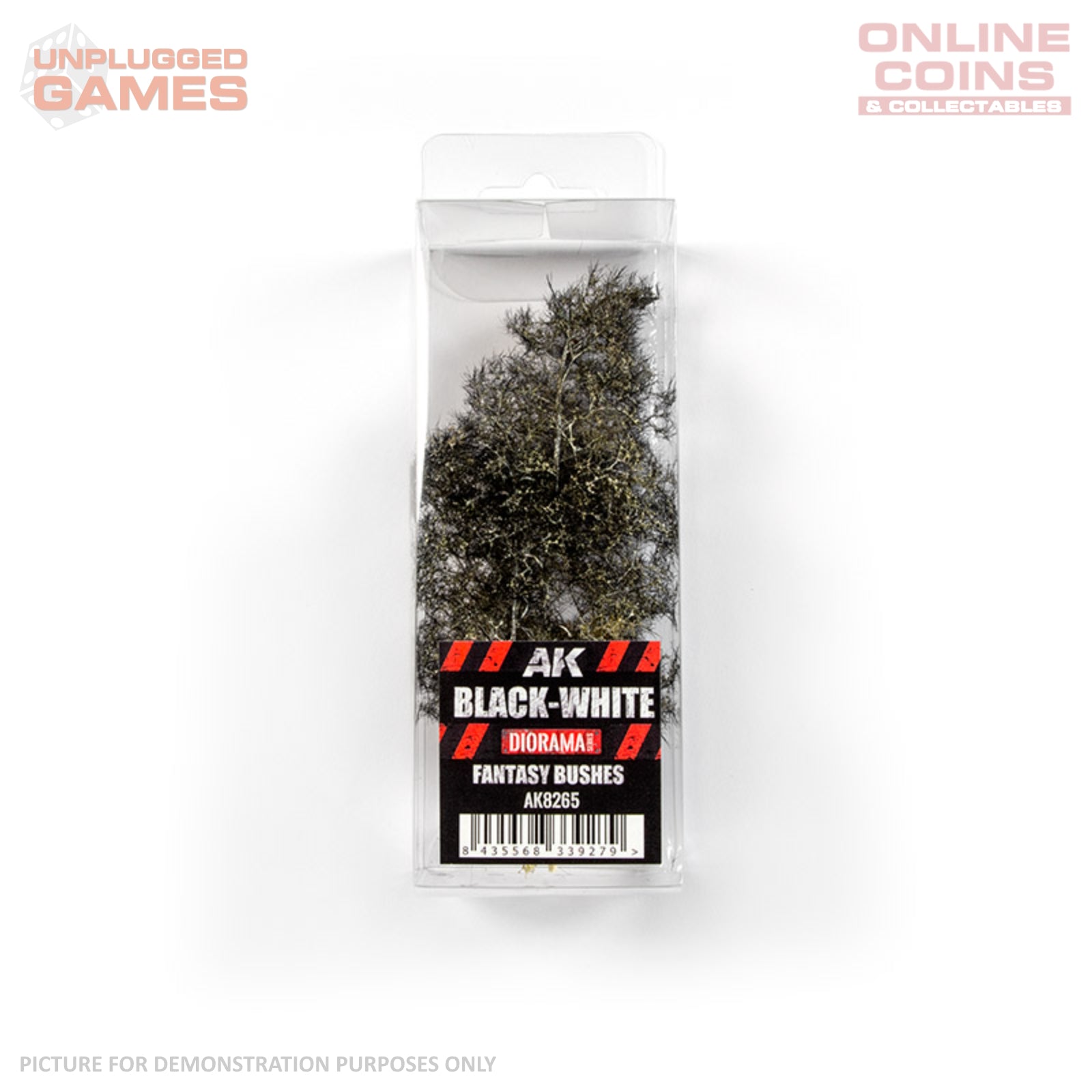 AK Interactive - Dioramas - Black-White Fantasy Bushes 1/35